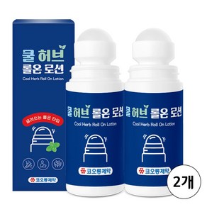 코오롱제약 쿨 허브 롤온 로션 75ml, 1개입