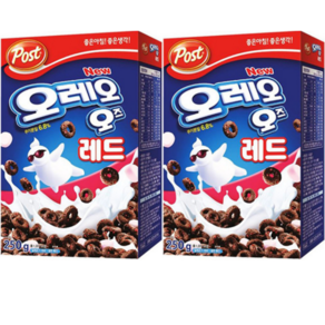 동서식품 좋은아침 좋은생각 포스트 오레오오즈 레드250g+250g