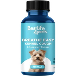 BestLife4Pets Breathe Easy 반려 강아지 개 재채기 코막힘 콧물 400, 1개