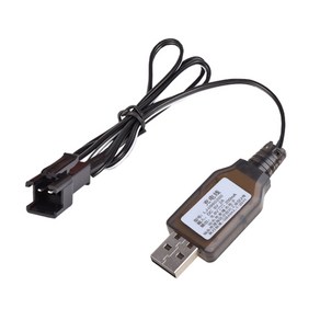 NIMH/NICD 배터리 USB 충전기 9.6V 200MA RC 자동차 장난감 NIMH/NICD 충전식 배터리 용 충전 케이블, 긍정적인, 1개