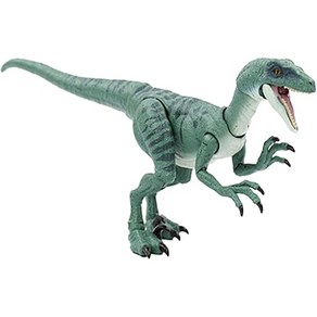 MATTEL 마텔 쥬라기 월드JURASSIC WORLD 해먼드 컬렉션 벨로킬랍토르 델타 어린이 피겨 공룡 장난감 전체 길이 약 21cm 8세부터 그린 HTV63, 1개