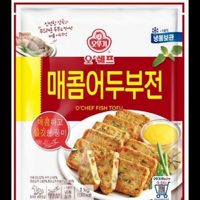 매콤어두부전 오뚜기 1KG(30Gx약30EA), 1개, 1kg