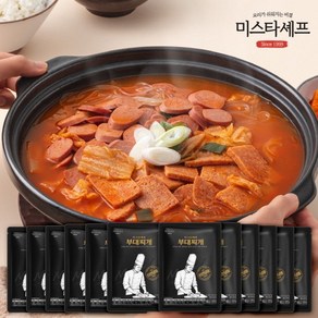 미스타셰프 부대찌개 12팩, 600g, 12개