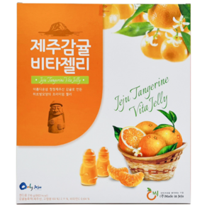 제주 감귤 비타 젤리 개별포장 여행선물 기념품 아이간식 새콤달콤, 6개, 36g