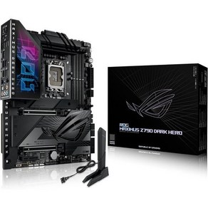 ASUS ROG Maximus Z790 다크 히어로 WiFi 7 LGA 1700 인텔 14th 13th 12th Gen ATX 게이밍 마더보드 PCIe 5.0x16 5xM.2, Dak HeoWiFi 7_Motheboad, 1개