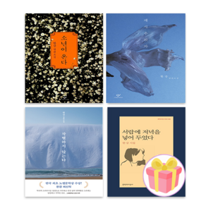 [노벨문학상+한강] 채식주의자 + 소년이 온다 + 작별하지 않는다 + 서랍에 저녁을 넣어 두었다 세트(전4권), 창비