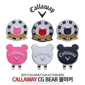 캘러웨이 2019 CG BEAR CG 베어 볼마커, 핑크