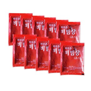 하우촌 특제 비빔장(60g x 10개)(비빔냉면 쫄면 양념), 10개, 60g