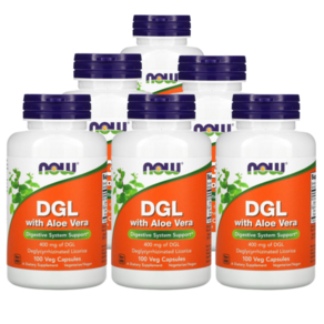 NOWFOODs 나우푸드 DGL 감초 뿌리 알로에베라 함유 400mg veggie caps