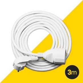 파워존 4000w 1구 연장 케이블 전기연장선, 3m, 1개