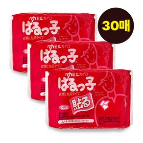 타카비시 하루코 붙이는 핫팩 12시간지속 38g 대용량 23년 생산, 30개