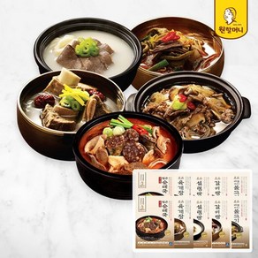 [원할머니]순대국 인기세트 총10팩(육개장+설렁탕+갈비탕+불고기+순대국), 1개, 600g