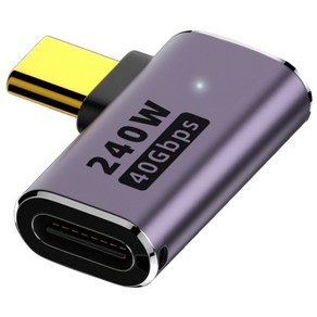 비잽 C타입 USB4 젠더 40G PD 240W 스팀덱 노트북 변환 연장, 1개
