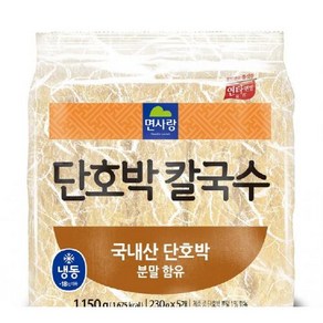 냉동단호박칼국수 면사랑 1.15KG(230Gx5EA), 단품, 230g, 1개