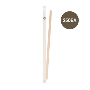 [녹차원] FSC 우드스틱 140mm 개별포장 (1BOX 250pc)