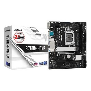 애즈락 B760M-HDVP D5 메인보드 (LGA1700 DDR5 M-ATX) 디앤디컴, 1개, 선택하세요