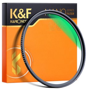 K&F CONCEPT NANO-X Slim MRC UV 필터 8K AGC Glass Optic 발수 발유 코팅 77mm