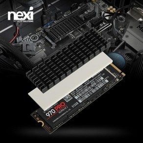 PC 노트북 M2 SSD NVMe 방열판 쿨러 써멀패드 알루미늄메탈, 1개