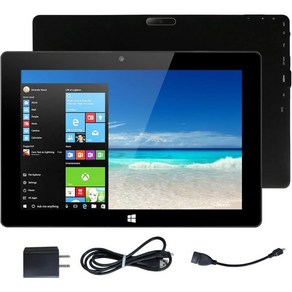 10.1 Windows 11 태블릿 PC 듀얼 코어 CPU 울트라 슬림 2 in 1 2.45G WIFI4.2 BT1280800 풀 HD6GB RAM 64GB ROM 스토리지40