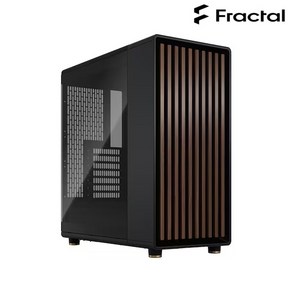 프렉탈디자인 Factal Design Noth TG Dak Tint PC케이스 (Chacoal Black), 1개