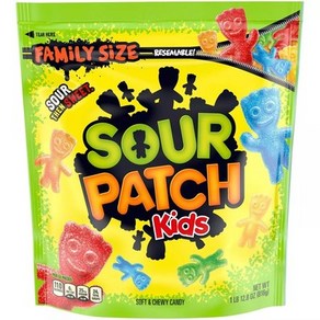 [미국직배송]사워패치 키즈 소프트 앤 츄이 캔디 대용량 SOUR PATCH KIDS Candy 오리지널 (816g), 816g, 1개