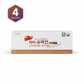 (M)[HL사이언스]닥터슈퍼칸 밀크씨슬 멀티비타민 4개월분, 4박스