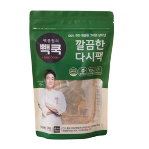 백종원의 깔끔한 다시팩, 120g, 1개