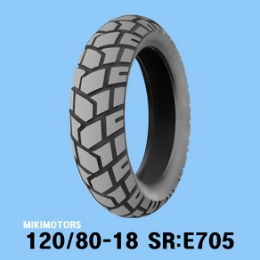 SHINKO 신흥타이어 신코타이어 국산타이어 18인치 120X80-18 120-80-18 프론트 앞 타이어 120/80-18 SR:E705 T/T 튜브타입, 1개