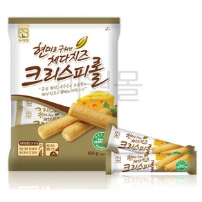 우리밀 현미로 구워낸 체다치즈 크리스피롤 100g 이강산닷컴, 5개