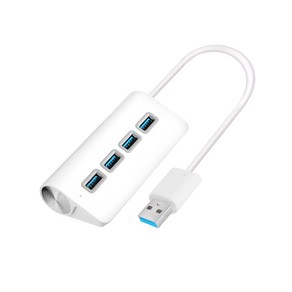 코시 뉴욕 USB3.0 4포트 허브 UH3356, 화이트, 1개