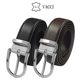 바찌(VACCI) 남자벨트 정장 비조버클 소가죽 정장벨트 VC23M06