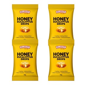 더블디 유칼립투스 허니 드롭스 사탕 Double D Eucalyptus Honey Dops, 150g, 4개