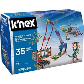 K'NEX – 35 모델 조립 세트 - 480 피스 만 7세 이상 건설 교육 장난감(아마존 독점), 1개