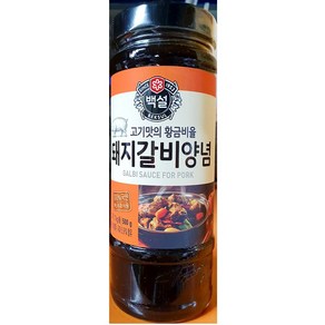 백설 돼지갈비양념(백설 500g) 업소용 돼지갈비소스, 1개, 500g