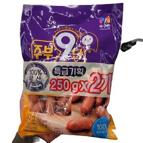 목우촌 주부9단 비엔나 소시지, 2개, 250g