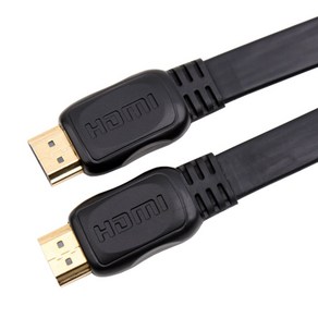 HDMI v1.4 케이블 3M 플랫형 이더넷 Full HD 3D 4096x2160 모니터케이블 영상 음성 케이블 CT105