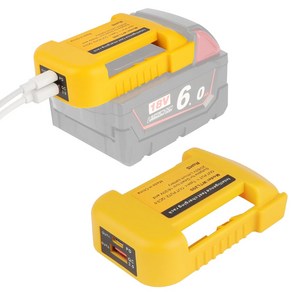 디월트 DCB200 XR 배터리용 PD USB C 고속 충전기 랙 리튬 이온 20V 54V 60V, [01] Yellow fo dewalt, 1개, 4)fo