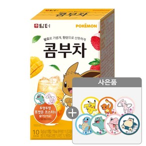 담터 포켓몬 콤부차 망고리치 10T+포켓몬코스터증정, 50g, 10개입, 1개