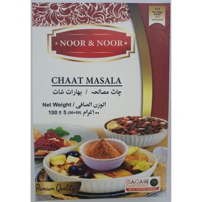 NOOR&NOOR 채트 마살라 분말 95g Chaat Masala, 1개