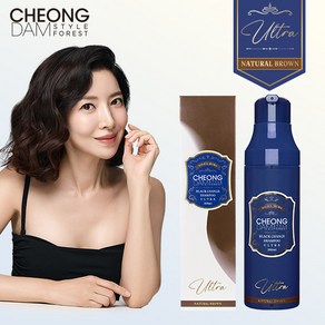 청담스타일 포레스트 블랙체인지 울트라 염색샴푸 200ml 자연갈색, 1개