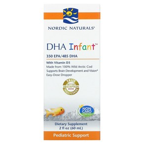 Nordic Naturals DHA Infant with Vitamin D3 2 fl oz (60 ml)