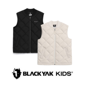 [백화점 매장판] 블랙야크 키즈 BLACKYAK 아동공용 경량베스트 덕다운 오리털 패딩베스트 남아옷 여아옷 패딩조끼 조끼패딩