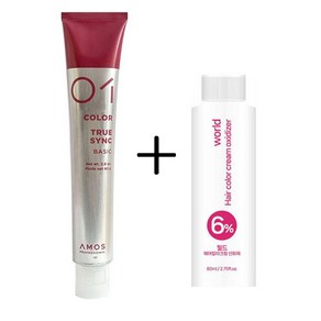 아모스염색약 칼라제닉 트루싱크 80ml + 산화제, 아모스 트루싱크3.0 [80ml], 1개
