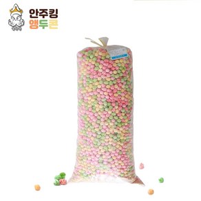 [안주킹] 칼라콘 앵두콘 약 3kg 대용량 업소용 과자 기본안주, 1개