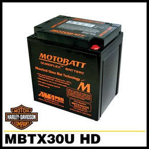 할리데이비슨 기종 [MBTX30U HD - 12V32AH][MOTOBATT] 모토뱃 모토배터리 프리미엄 AGM배터리, 1개