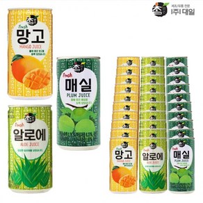 프레쉬 망고175 알로에175 매실175ml 각10개 총30개