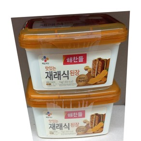 해찬들 맛있는 재래식된장1000g X 2개 Vic, 1kg