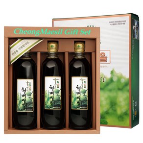 홍쌍리 청매실원 선물세트 7호, 600ml, 3개