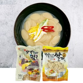 우리쌀 오색떡국떡 600g + 발아현미떡국떡 600g, 1개, 1.2kg