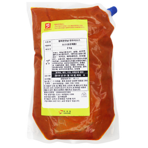 아워홈 탄두리소스2kg / 커리 치킨 소스, 1개, 999ml